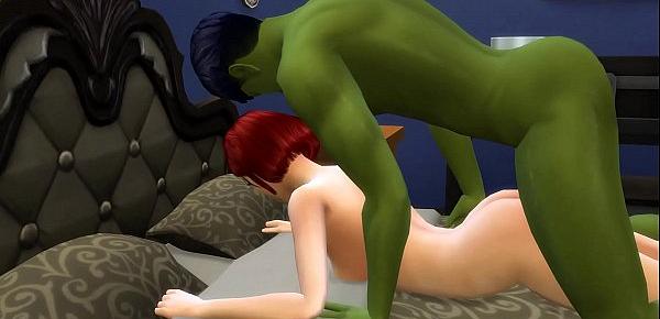  The Hulk Fucking A Sexy Redhead Girl Anal Only